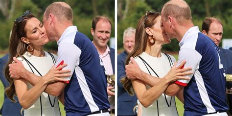 william and kate kissing.